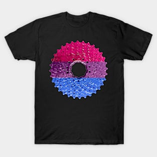 Bisexual Pride Bicycle Cassette T-Shirt